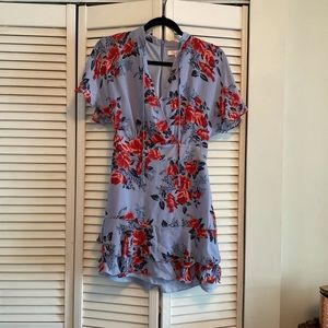 Parker floral ruffle dress